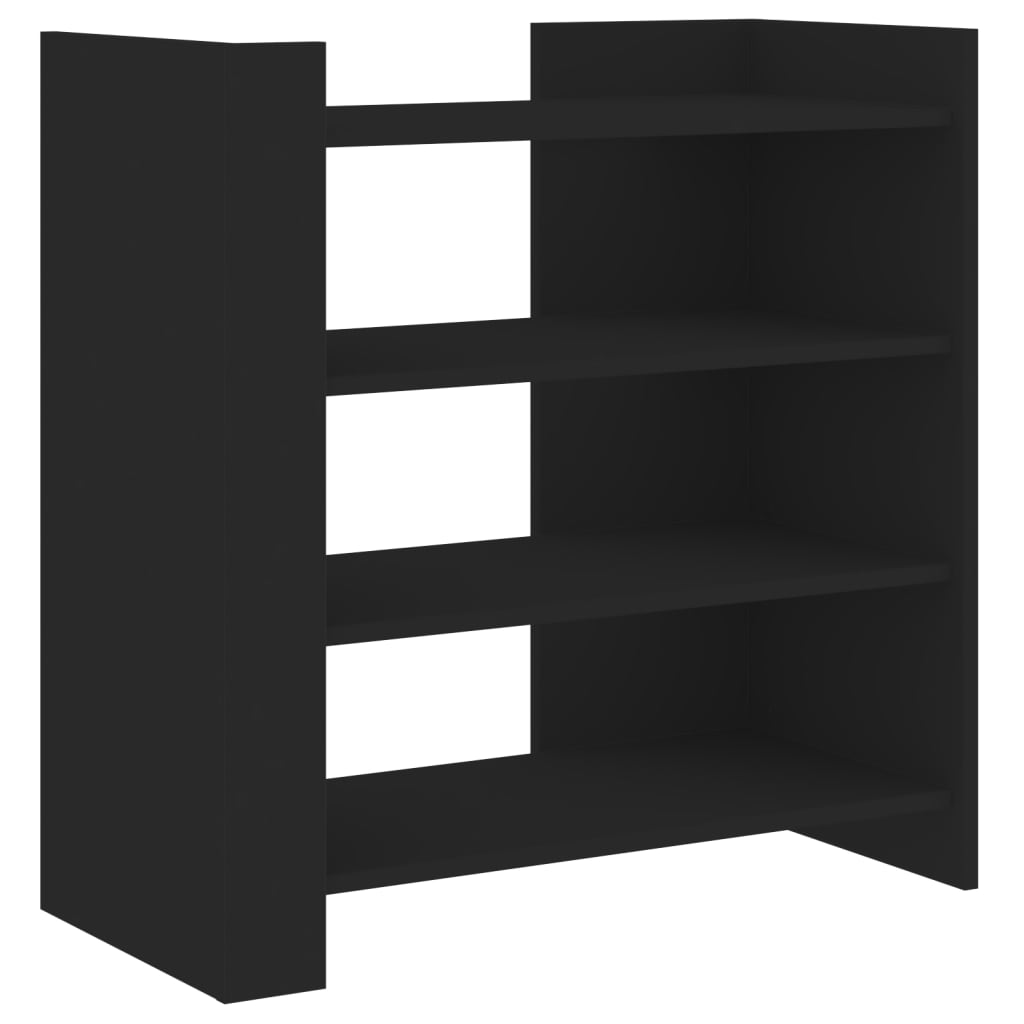 vidaXL Szafka, czarna, 73,5x35x75 cm, materiał drewnopochodny