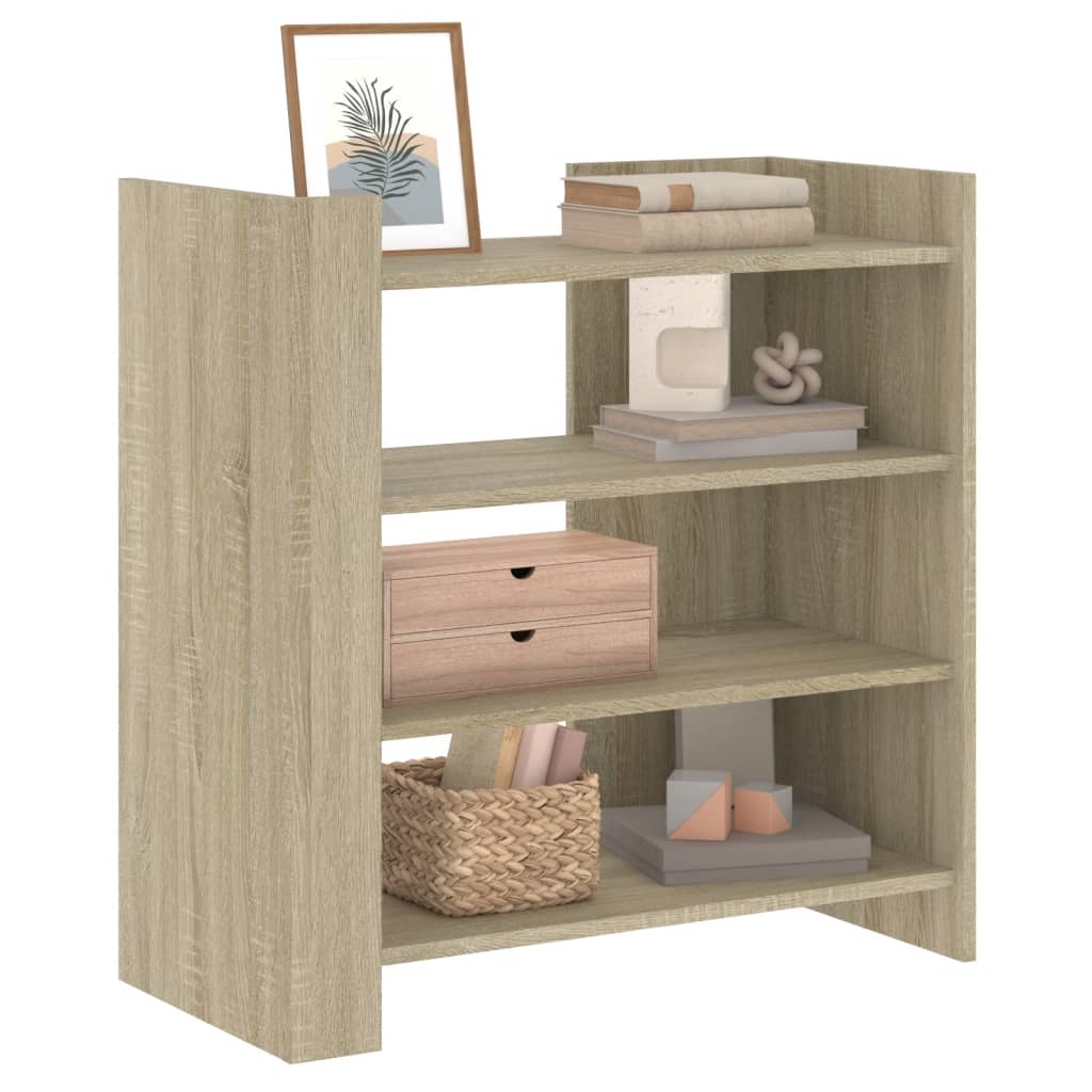 vidaXL Szafka, dąb sonoma, 73,5x35x75 cm, materiał drewnopochodny