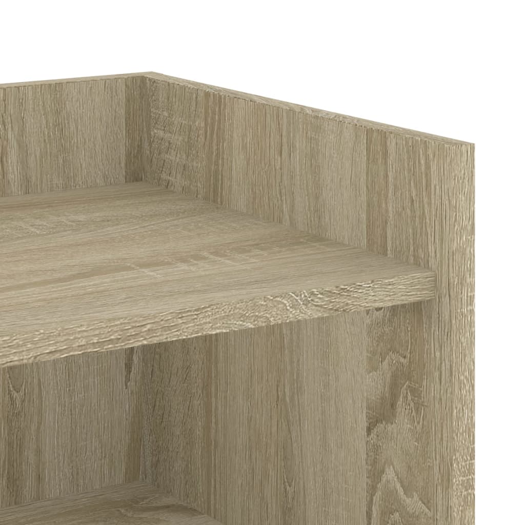 vidaXL Szafka, dąb sonoma, 73,5x35x75 cm, materiał drewnopochodny