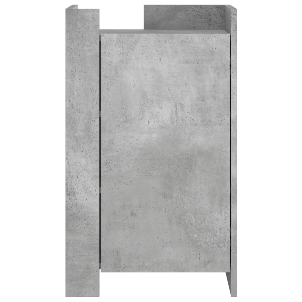 vidaXL Szafka, szarość betonu, 45x35x75 cm, materiał drewnopochodny
