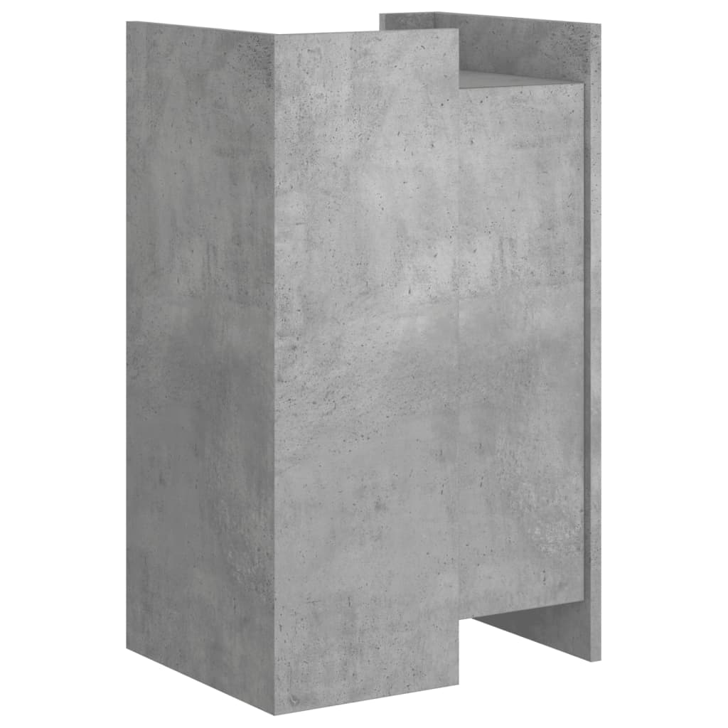 vidaXL Szafka, szarość betonu, 45x35x75 cm, materiał drewnopochodny
