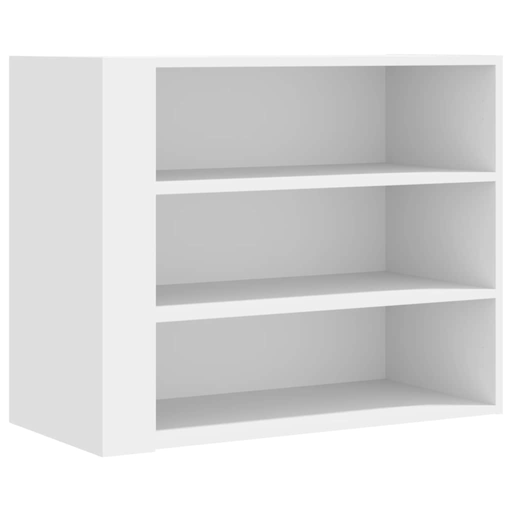 vidaXL Szafka wisząca, biała, 75x35x60 cm, materiał drewnopochodny