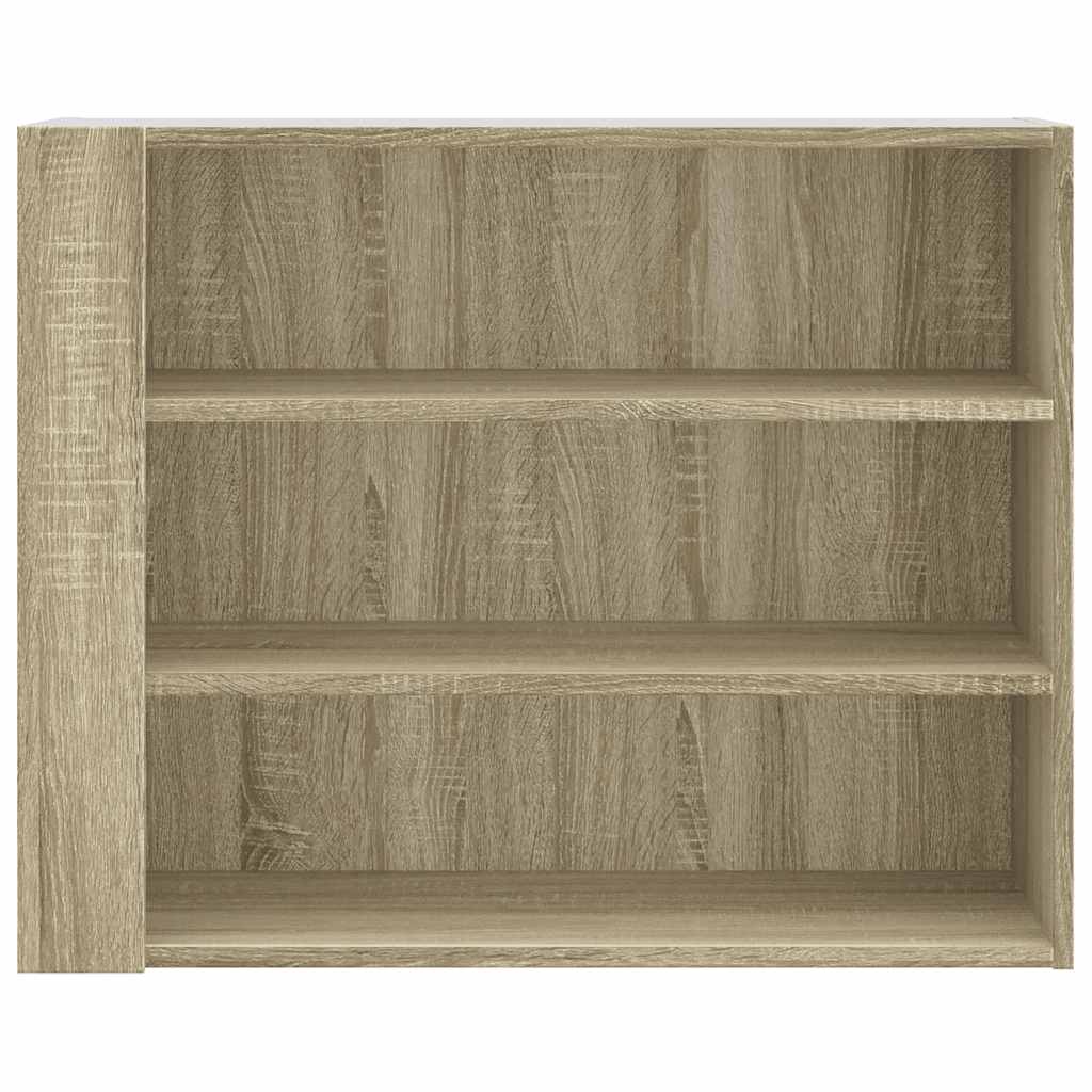vidaXL Szafka wisząca, dąb sonoma, 75x35x60, materiał drewnopochodny