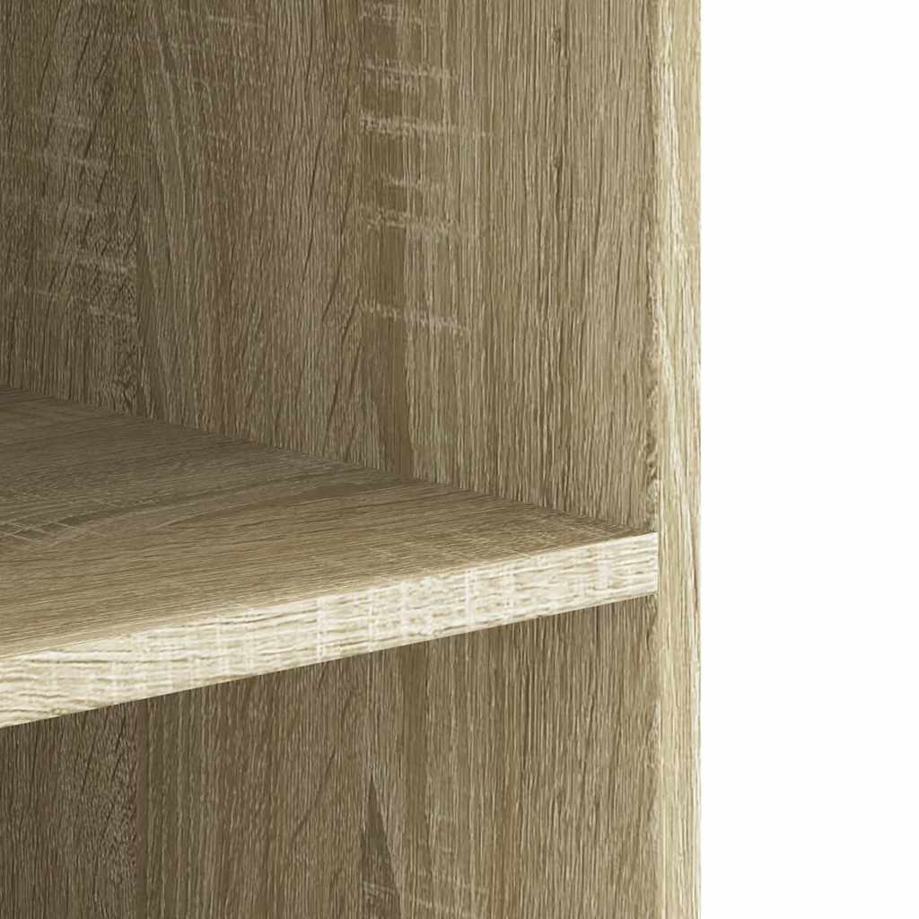 vidaXL Szafka wisząca, dąb sonoma, 75x35x60, materiał drewnopochodny