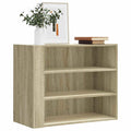 vidaXL Szafka wisząca, dąb sonoma, 75x35x60, materiał drewnopochodny