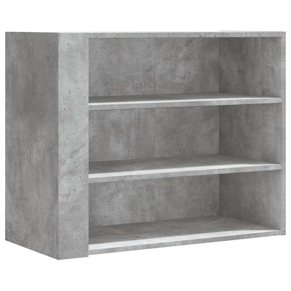 vidaXL Szafka wisząca, szarość betonu, 75x35x60 cm