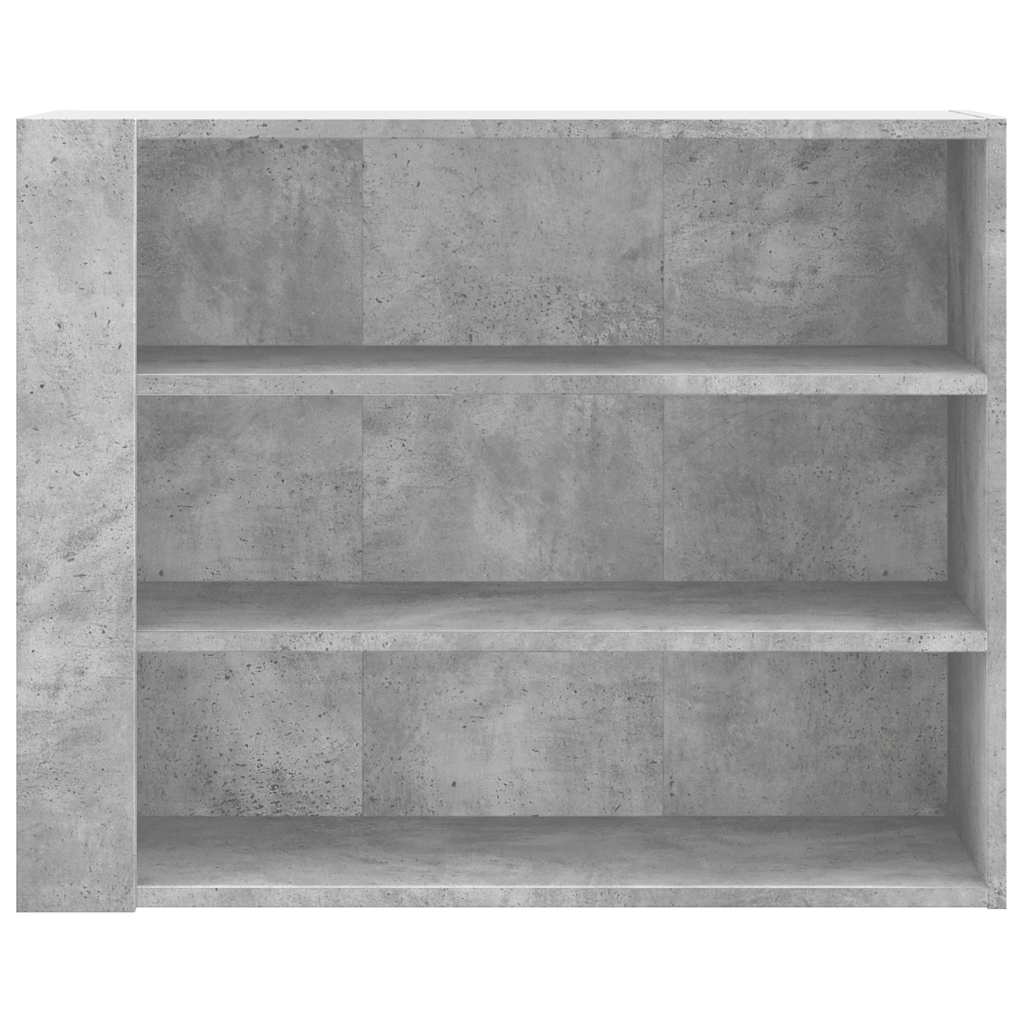 vidaXL Szafka wisząca, szarość betonu, 75x35x60 cm