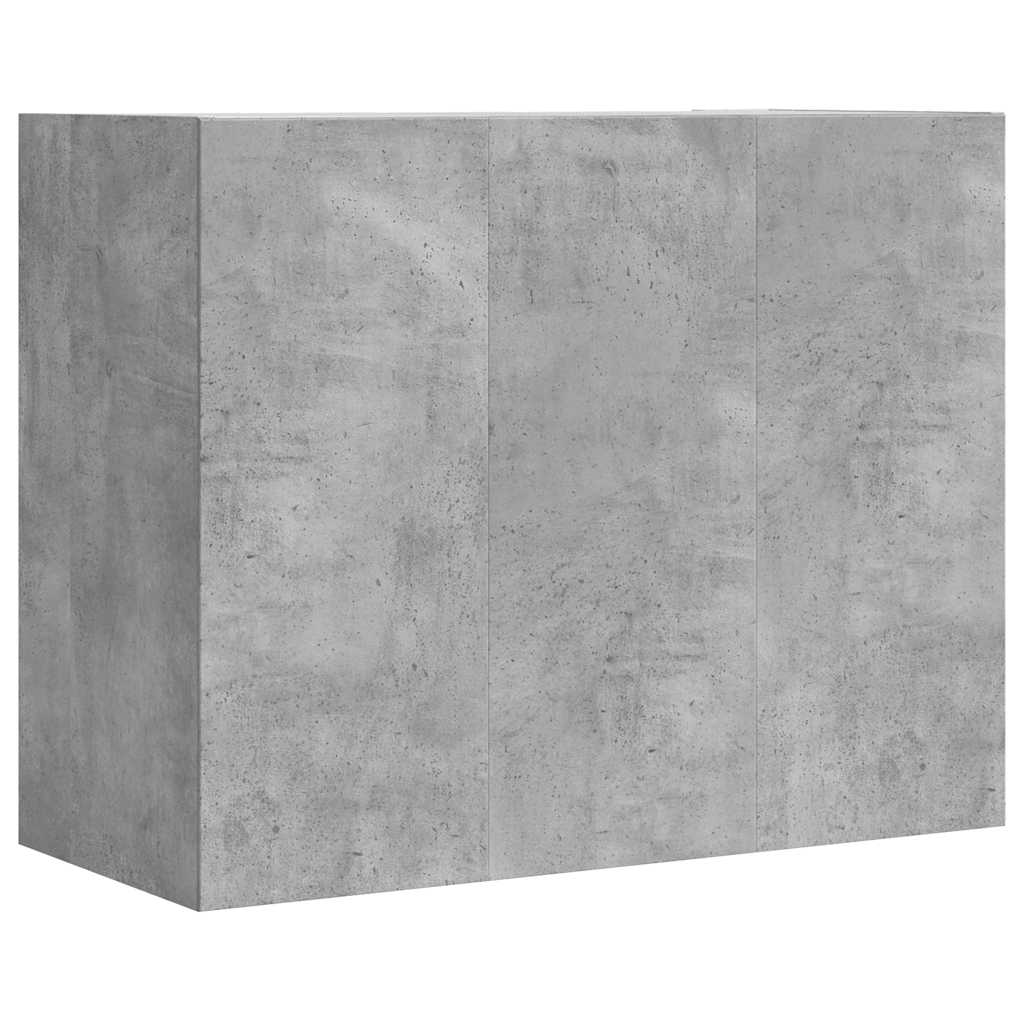 vidaXL Szafka wisząca, szarość betonu, 75x35x60 cm