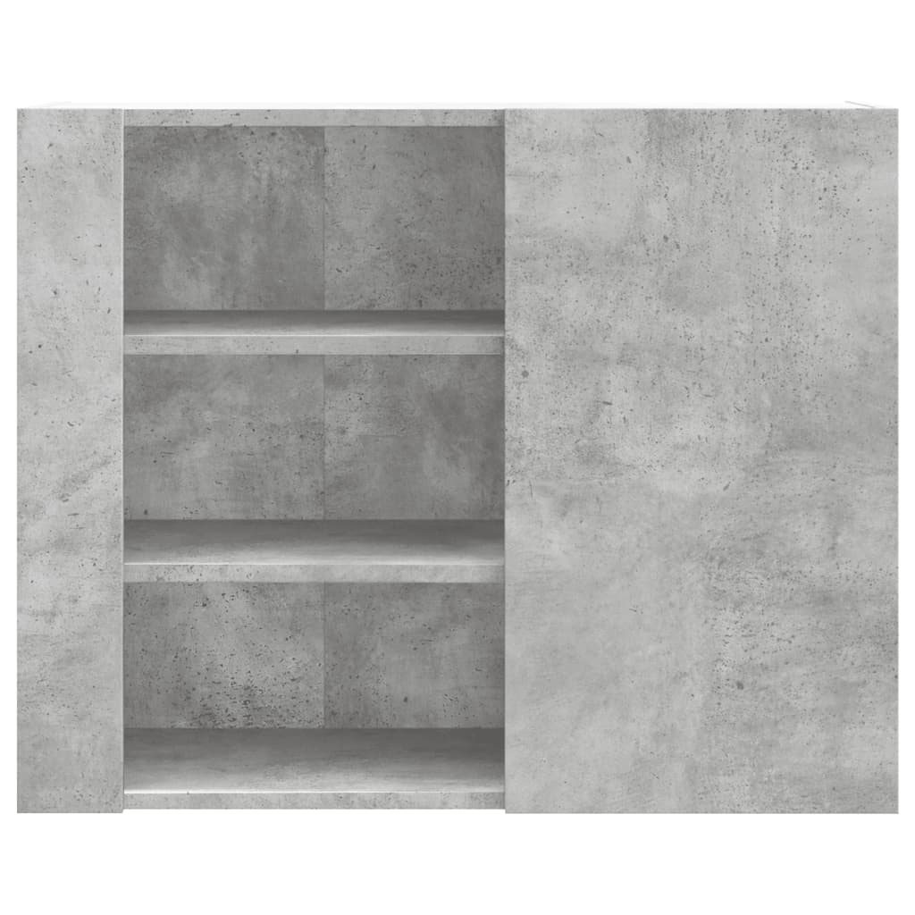 vidaXL Szafka wisząca, szarość betonu, 75x35x60 cm