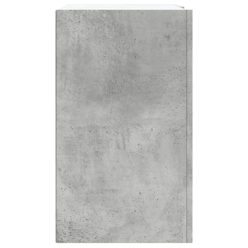 vidaXL Szafka wisząca, szarość betonu, 75x35x60 cm