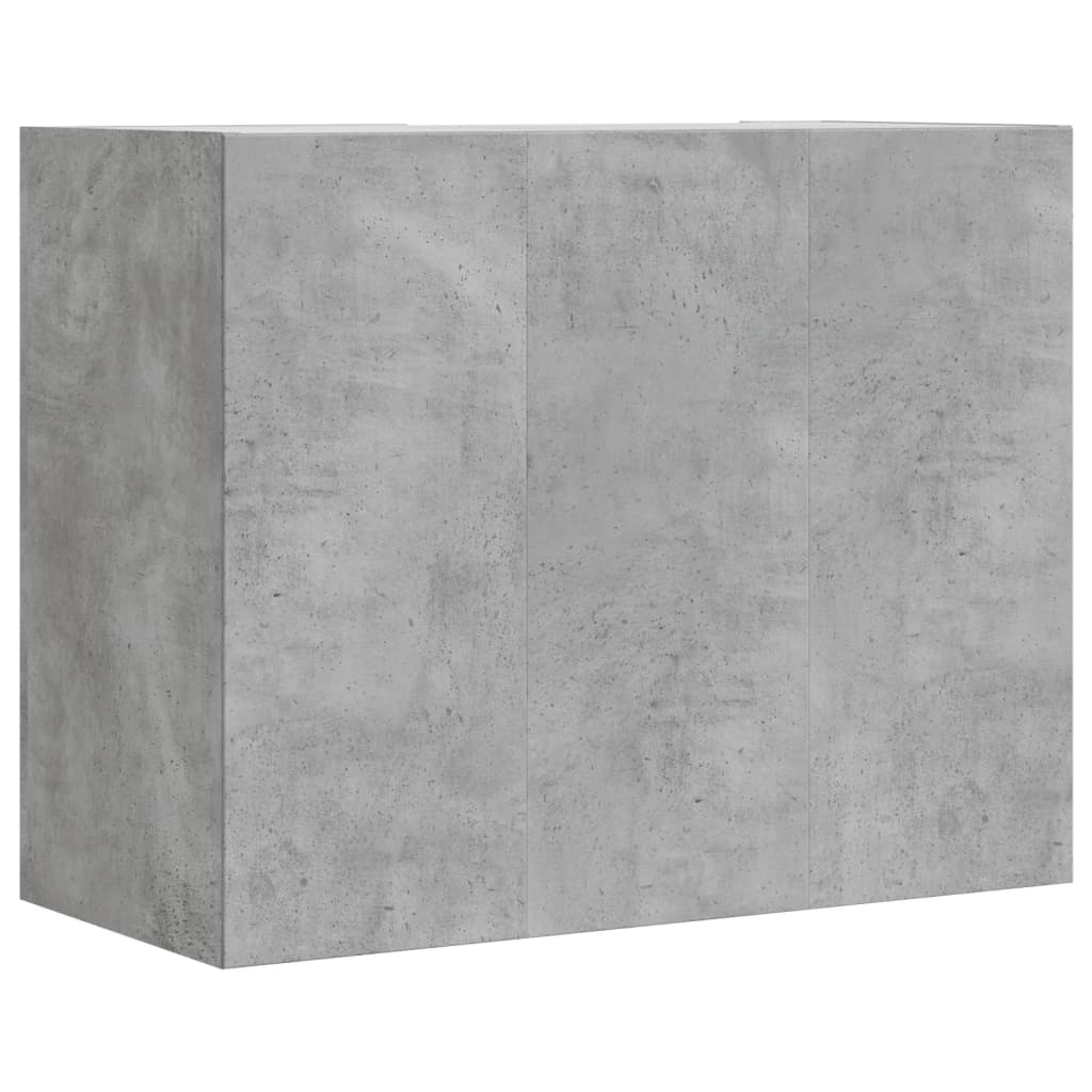 vidaXL Szafka wisząca, szarość betonu, 75x35x60 cm