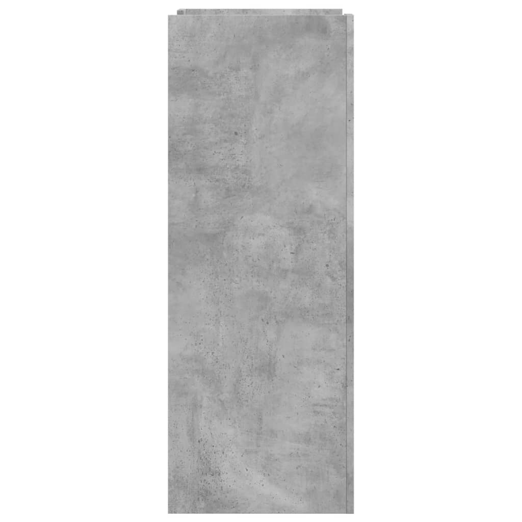 vidaXL Szafka na buty, szarość betonu, 74,5x37,5x100 cm
