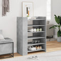 vidaXL Szafka na buty, szarość betonu, 74,5x37,5x100 cm