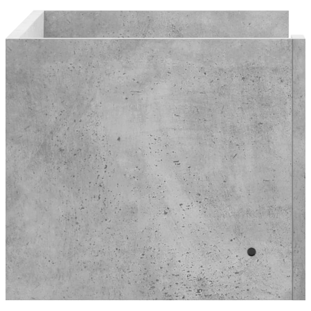 vidaXL Półka ścienna, szarość betonu, 70,5x35x30,5 cm