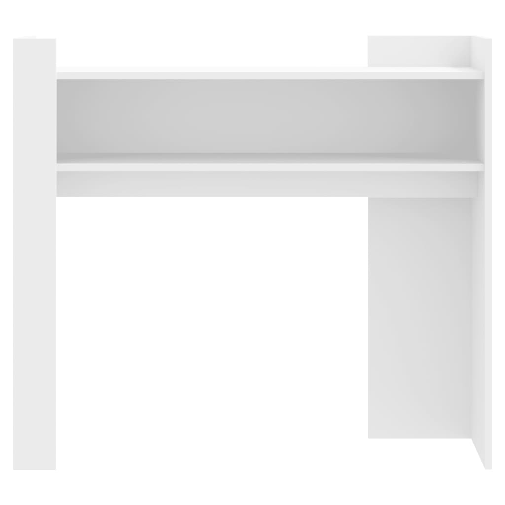 vidaXL Stolik konsolowy, biały, 100x35x90 cm, materiał drewnopochodny