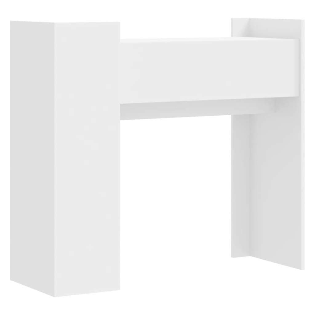 vidaXL Stolik konsolowy, biały, 100x35x90 cm, materiał drewnopochodny