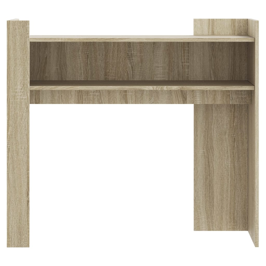 vidaXL Stolik konsolowy, dąb sonoma, 100x35x90 cm
