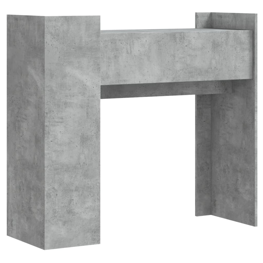 vidaXL Stolik konsolowy, szarość betonu, 100x35x90 cm