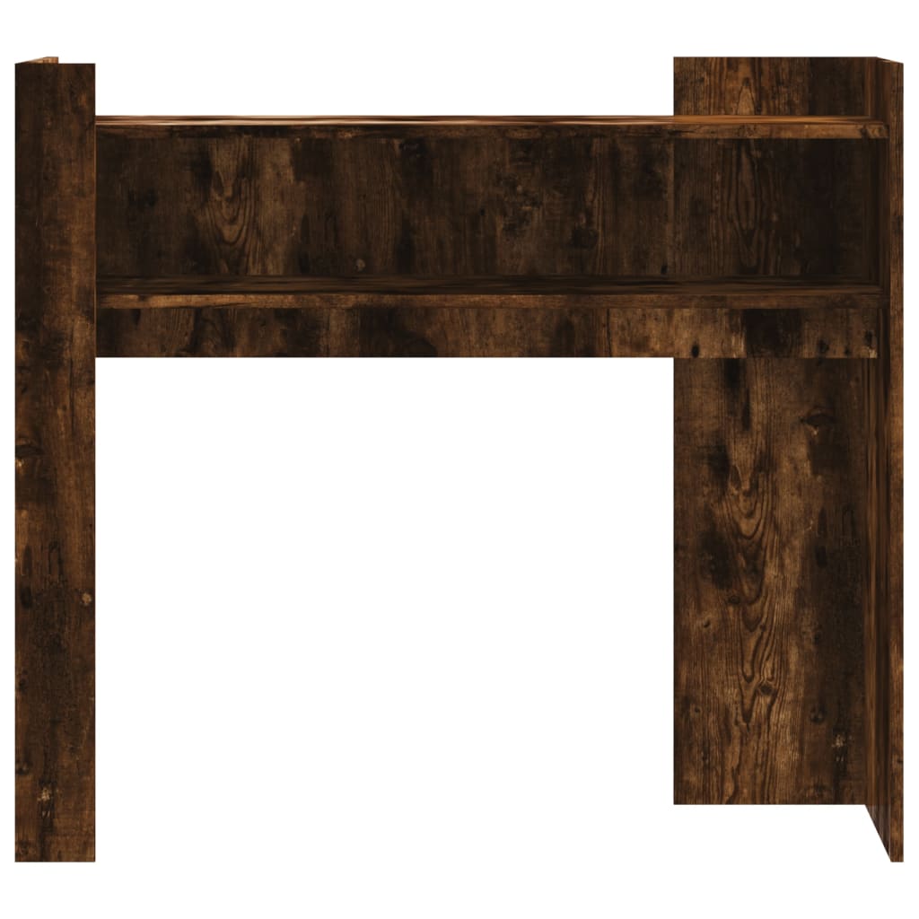 vidaXL Stolik konsolowy, przydymiony dąb, 100x35x90 cm