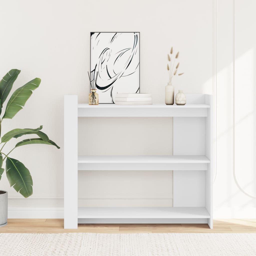 vidaXL Stolik konsolowy, biały, 100x35x90 cm, materiał drewnopochodny