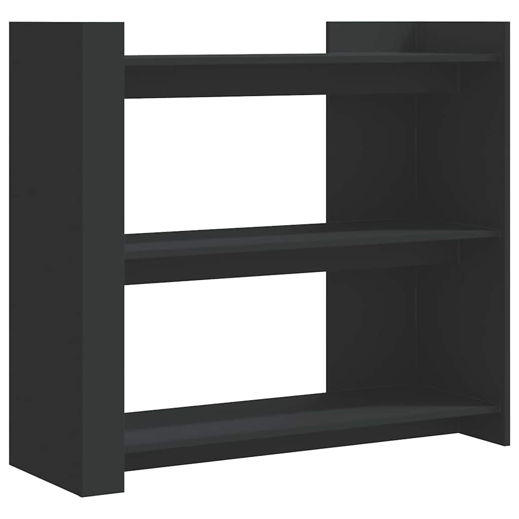 vidaXL Stolik konsolowy, czarny, 100x35x90 cm, materiał drewnopochodny