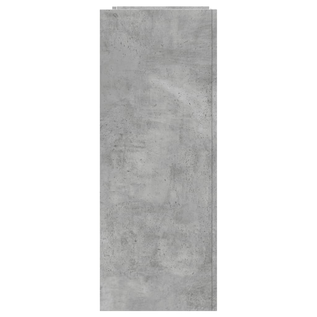 vidaXL Stolik konsolowy, szarość betonu, 100x35x90 cm
