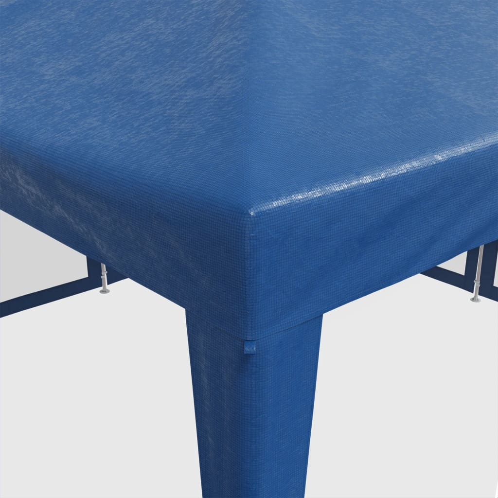 vidaXL Namiot imprezowy z 8 ścianami z siatki, niebieski, 4x4 m, HDPE