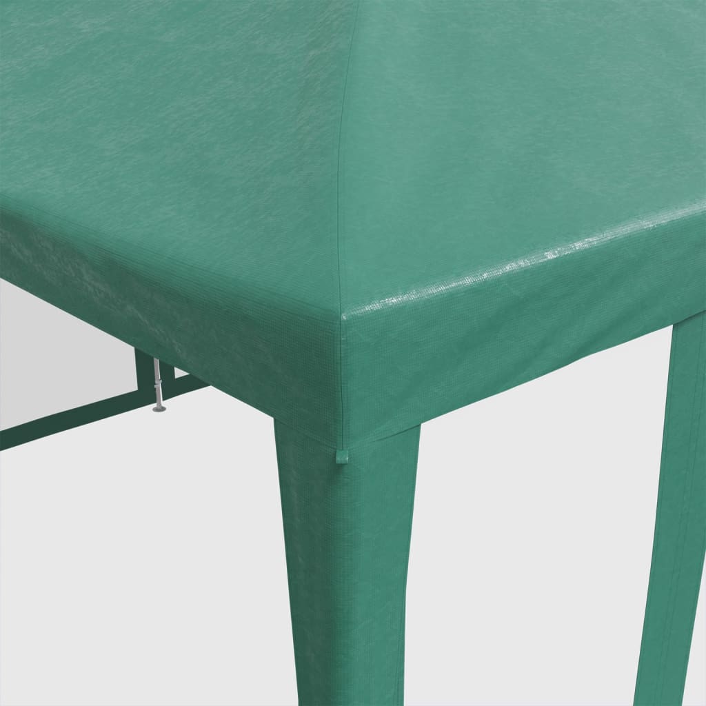 vidaXL Namiot imprezowy z 10 ścianami z siatki, zielony, 6x4 m, HDPE