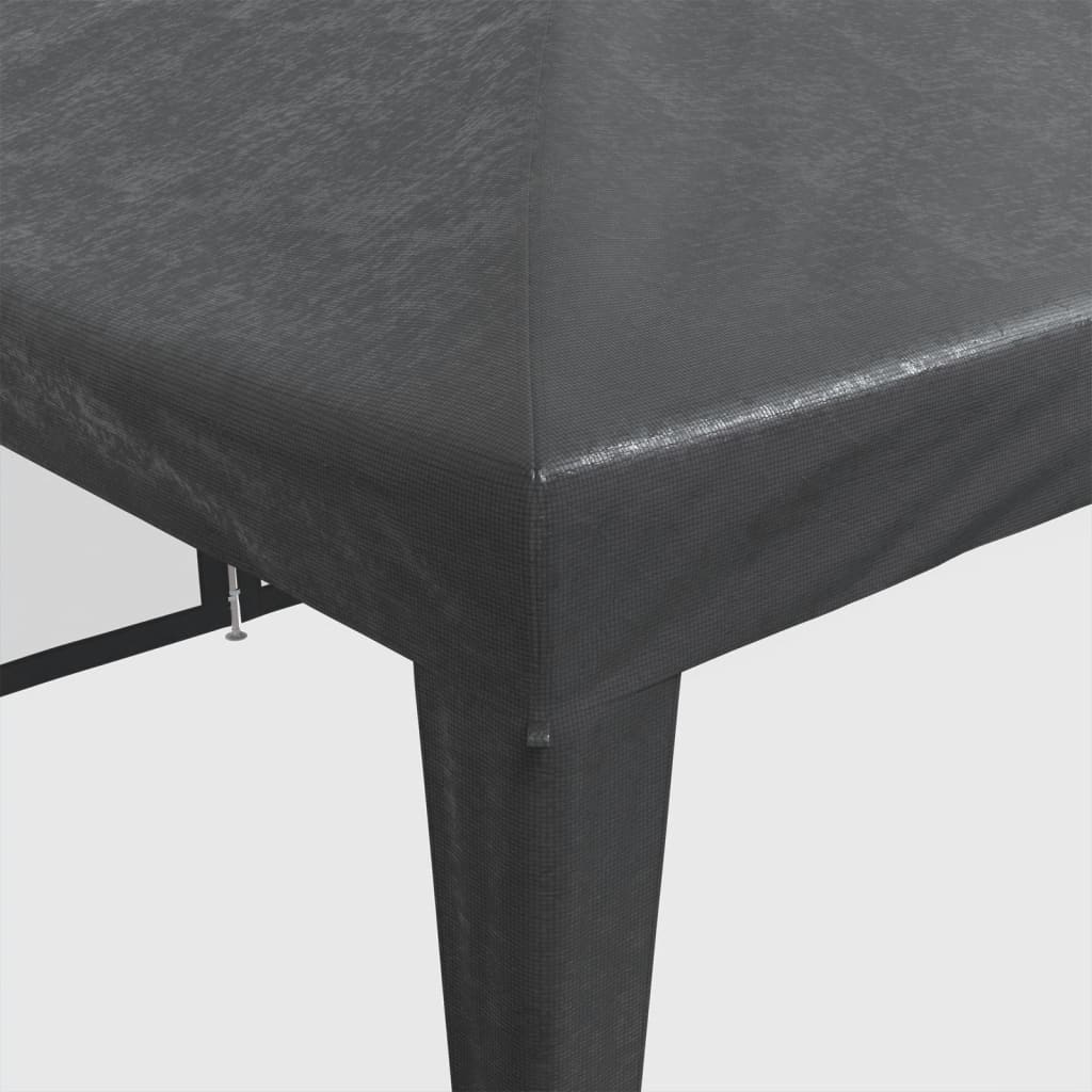 vidaXL Namiot imprezowy z 12 ścianami z siatki, antracyt, 8x4 m, HDPE