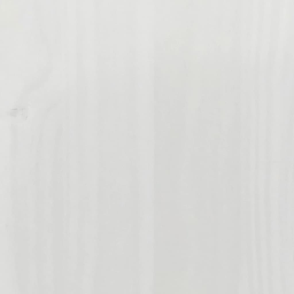 vidaXL Szafa Corona, biała, 194x52x186 cm, lite drewno sosnowe