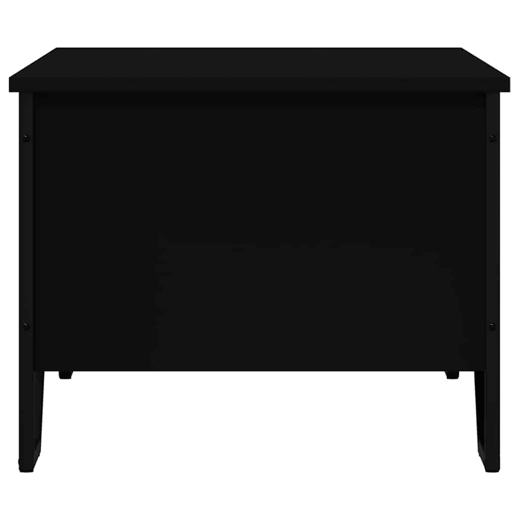 vidaXL Stolik kawowy, czarny 100x51x40 cm, materiał drewnopochodny