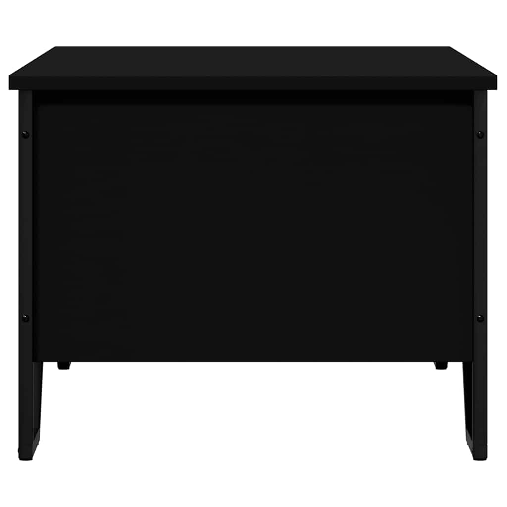 vidaXL Stolik kawowy, czarny 100x51x40 cm, materiał drewnopochodny