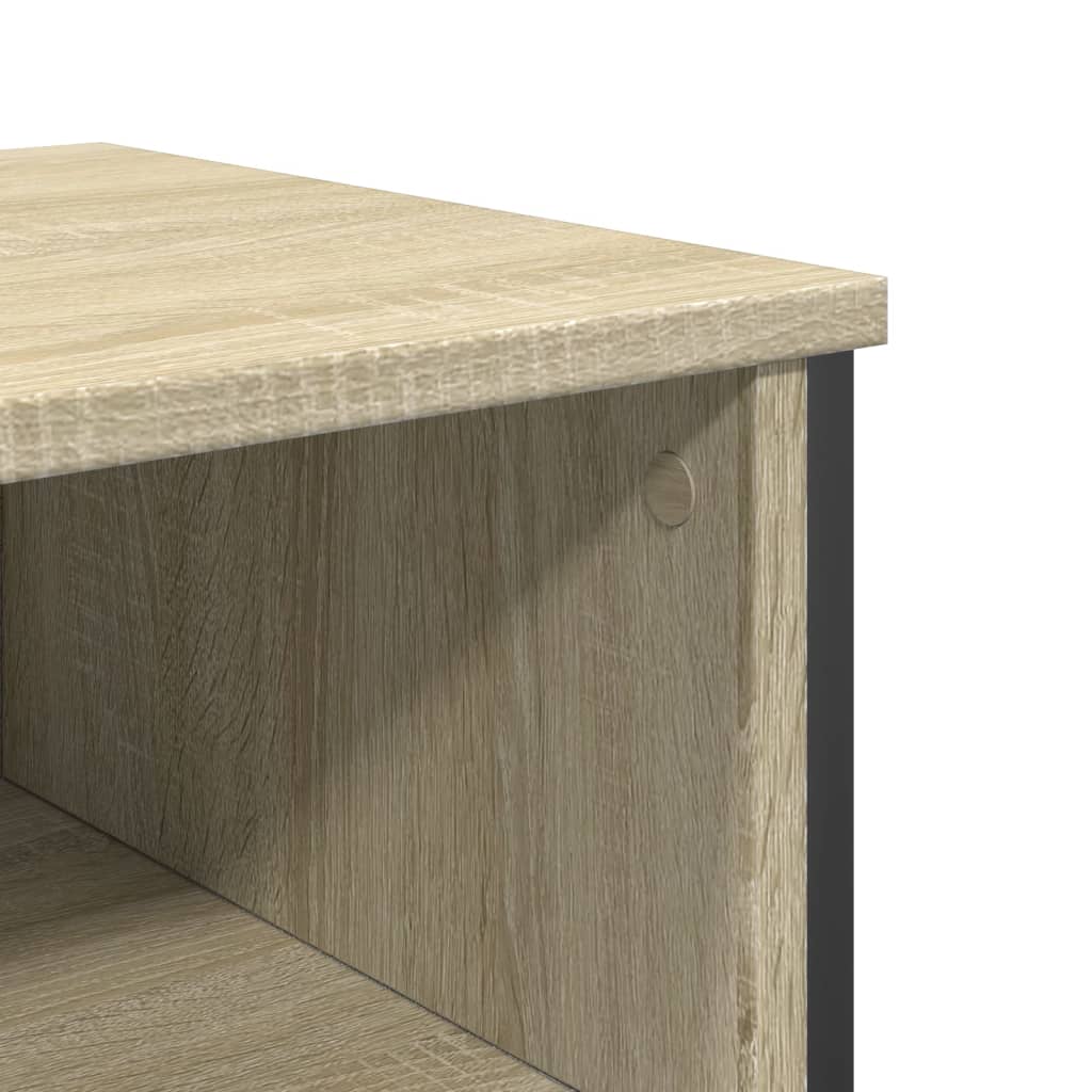 vidaXL Stolik konsolowy, dąb sonoma, 100x35x74,5 cm