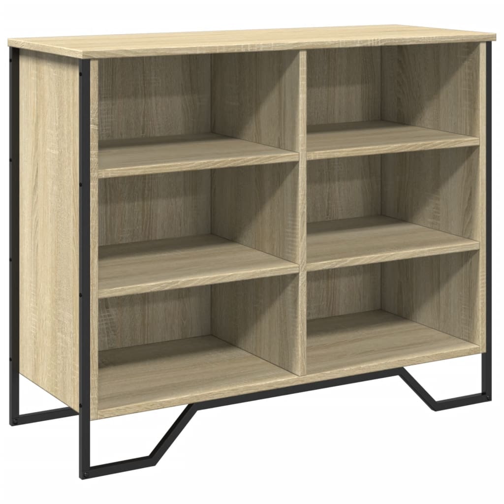 vidaXL Szafka, dąb sonoma, 91x35,5x74,5 cm, materiał drewnopochodny