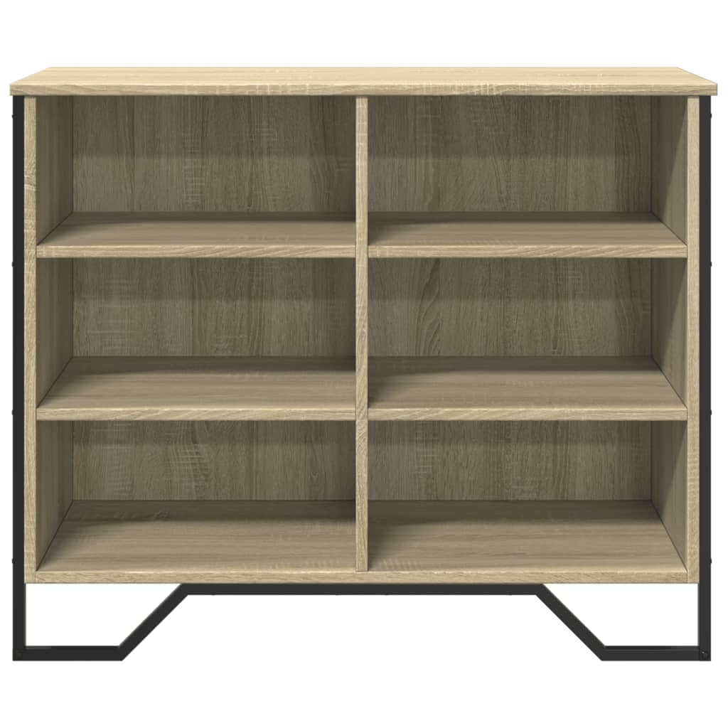 vidaXL Szafka, dąb sonoma, 91x35,5x74,5 cm, materiał drewnopochodny