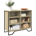 vidaXL Szafka, dąb sonoma, 91x35,5x74,5 cm, materiał drewnopochodny