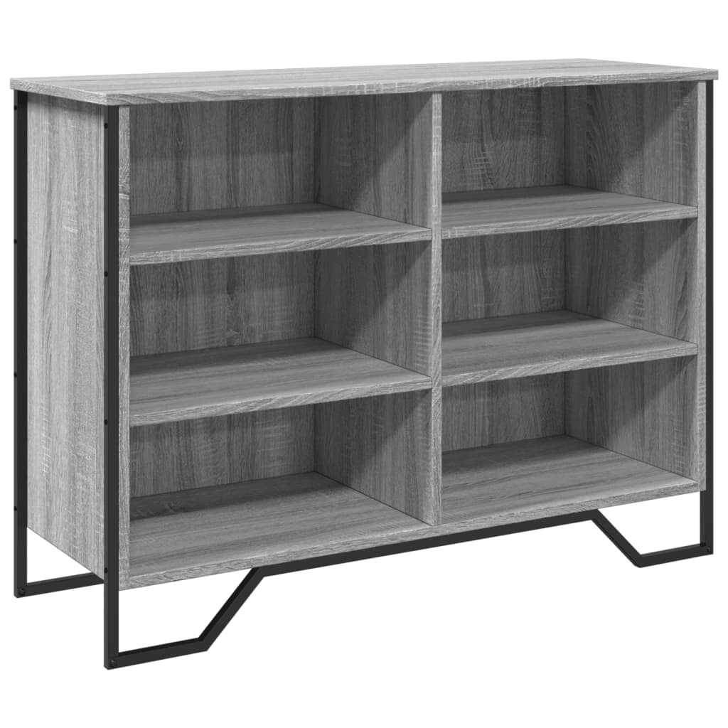 vidaXL Szafka, szary dąb sonoma, 101x35,5x74,5 cm