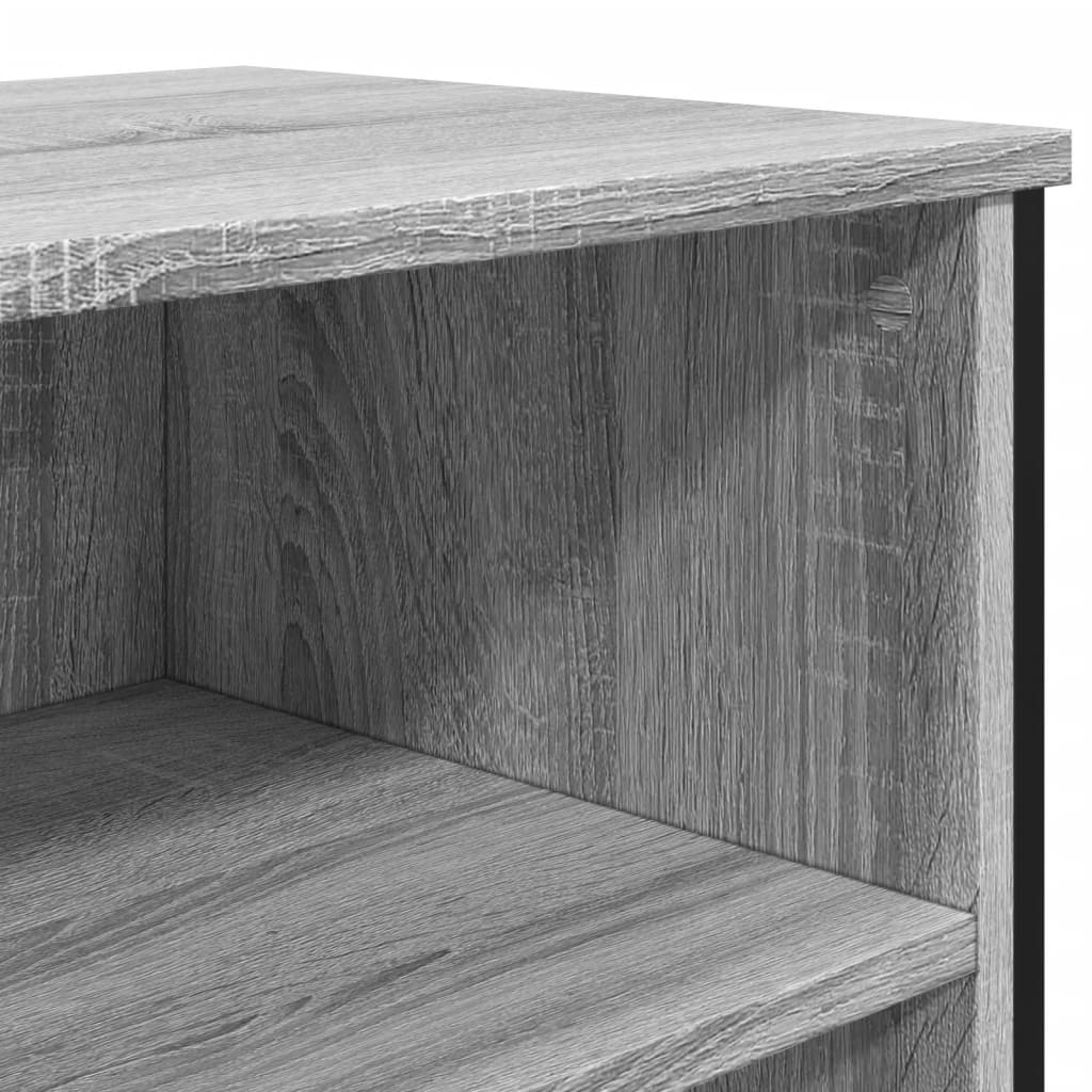 vidaXL Szafka, szary dąb sonoma, 101x35,5x74,5 cm