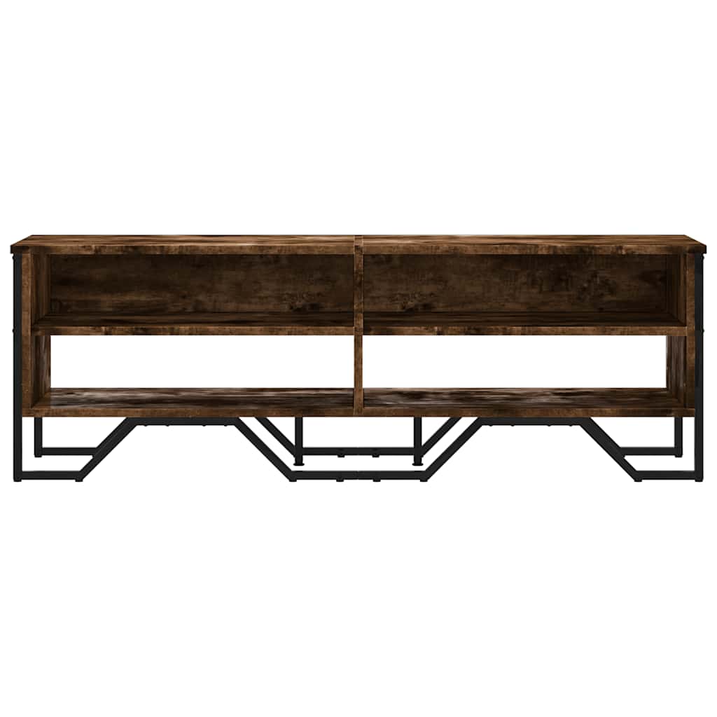 vidaXL Szafka pod TV, przydymiony dąb, 122x34x41 cm