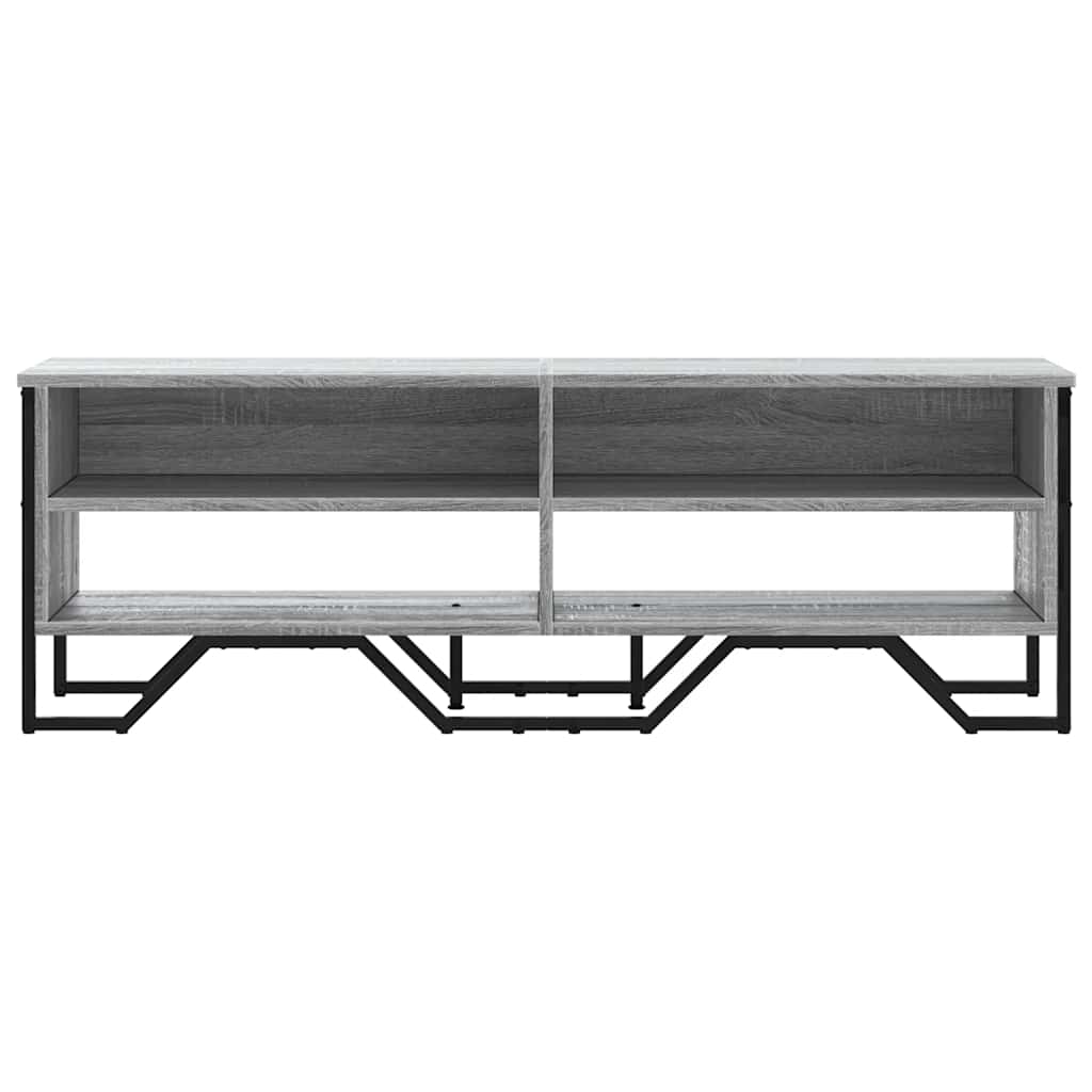 vidaXL Szafka pod TV, szary dąb sonoma, 122x34x41 cm