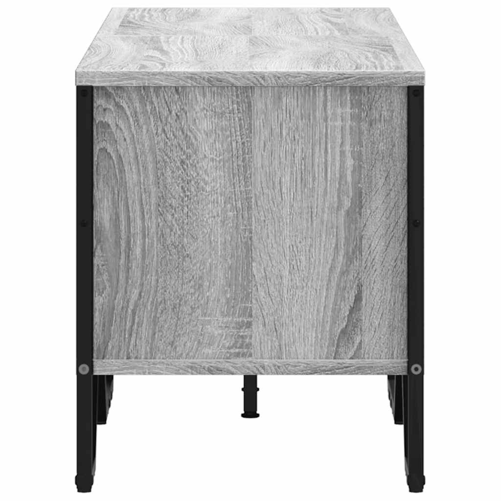 vidaXL Szafka pod TV, szary dąb sonoma, 122x34x41 cm