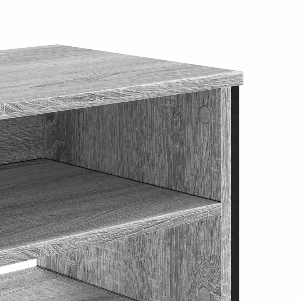 vidaXL Szafka pod TV, szary dąb sonoma, 122x34x41 cm