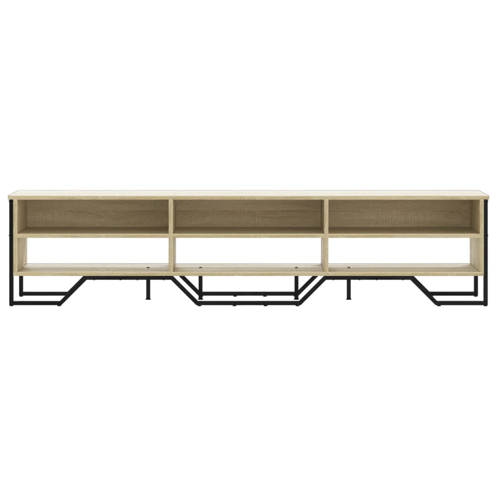 vidaXL Szafka pod TV, dąb sonoma, 180x34x41 cm materiał drewnopochodny