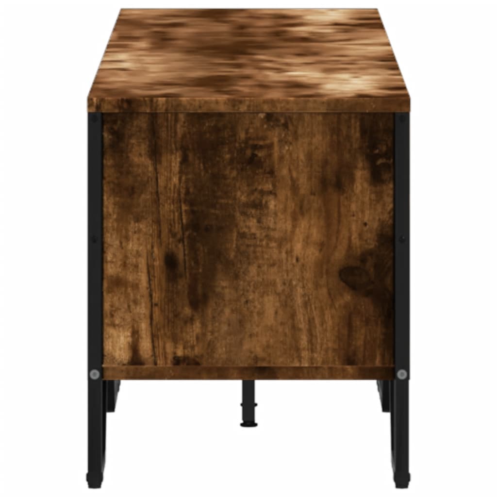 vidaXL Szafka pod telewizor, przydymiony dąb, 180x34x41 cm