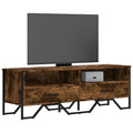 vidaXL Szafka pod TV, przydymiony dąb, 122x34x41 cm