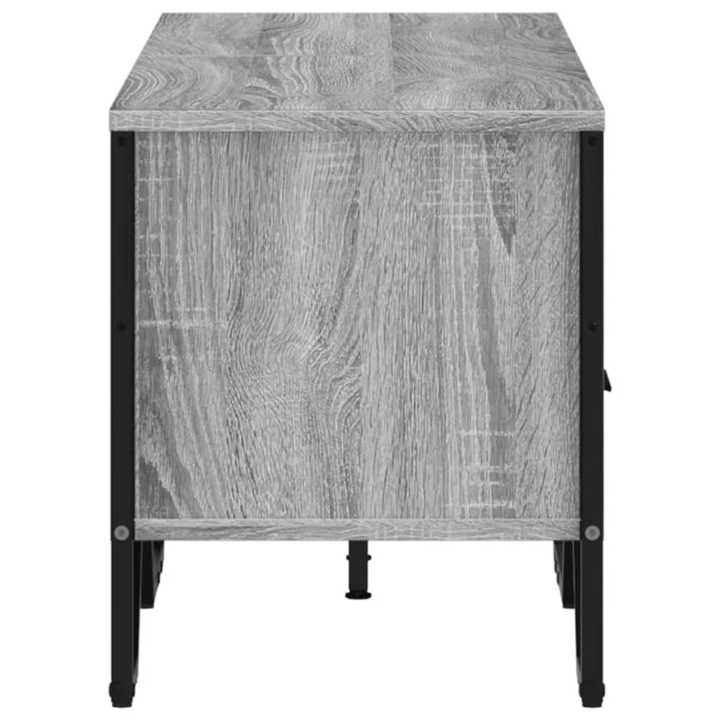 vidaXL Szafka pod TV, szary dąb sonoma, 122x34x41 cm