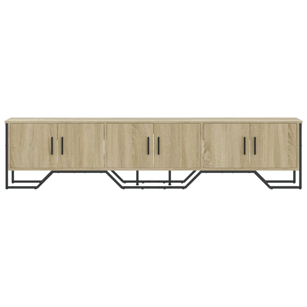 vidaXL Szafka pod TV, dąb sonoma, 180x34x41 cm materiał drewnopochodny