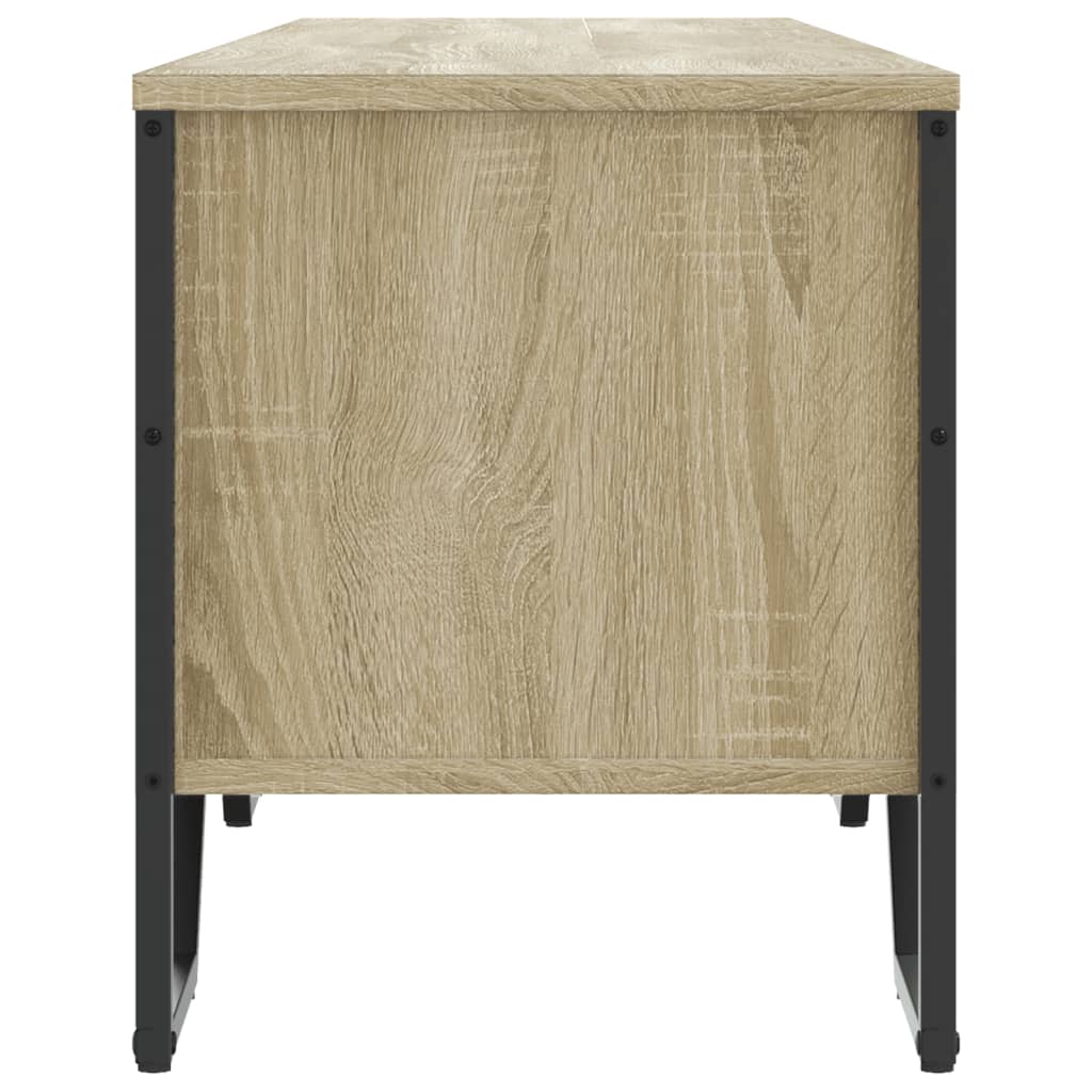 vidaXL Szafka pod TV, dąb sonoma, 180x34x41 cm materiał drewnopochodny