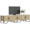 vidaXL Szafka pod TV, dąb sonoma, 180x34x41 cm materiał drewnopochodny