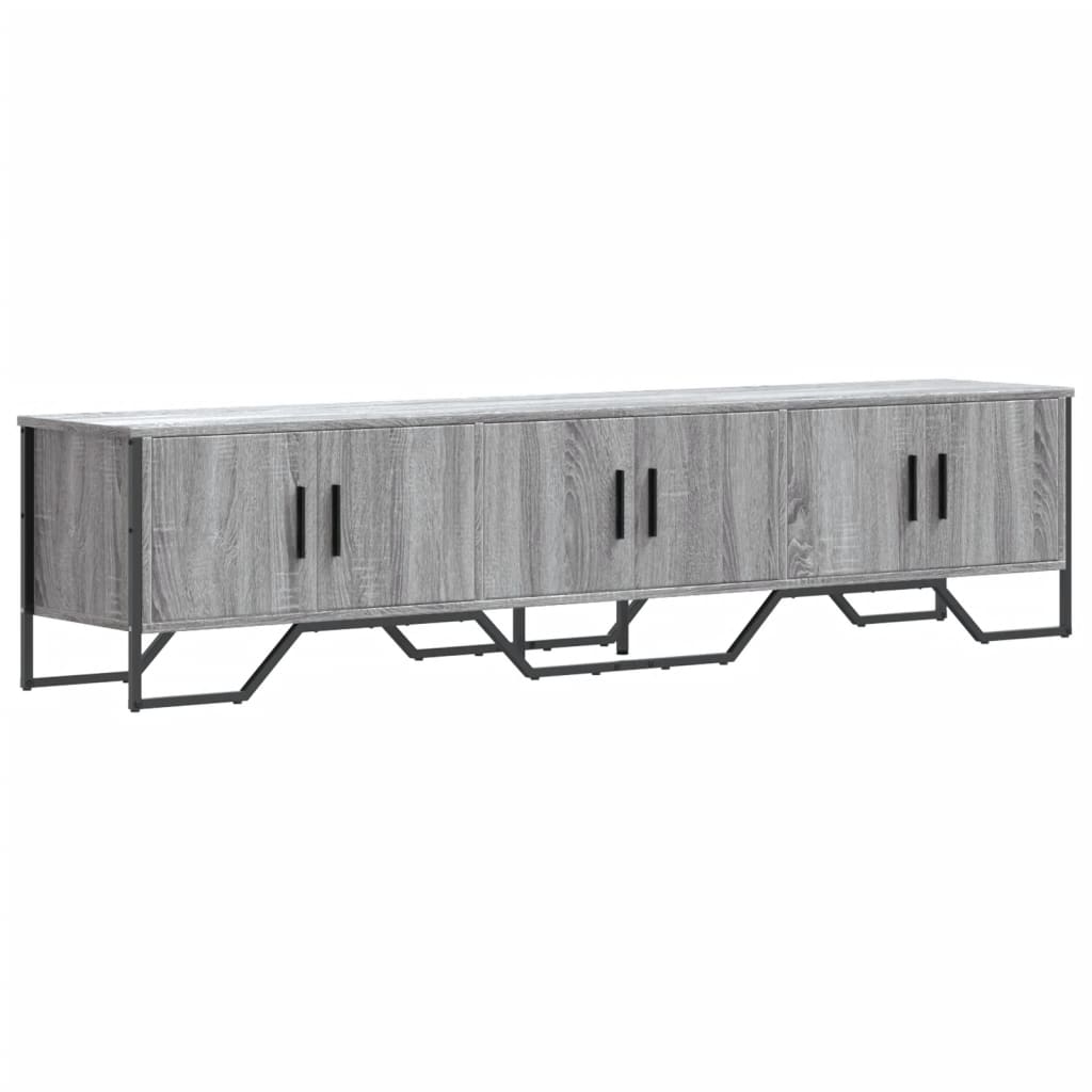 vidaXL Szafka pod TV, szary dąb sonoma, 180x34x41 cm